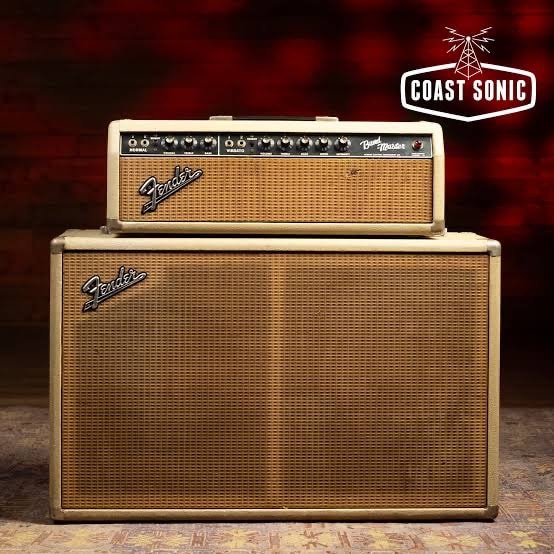 Vintage Fender amplifier stack