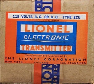 Lionel vacuum tube electronic transmitter box